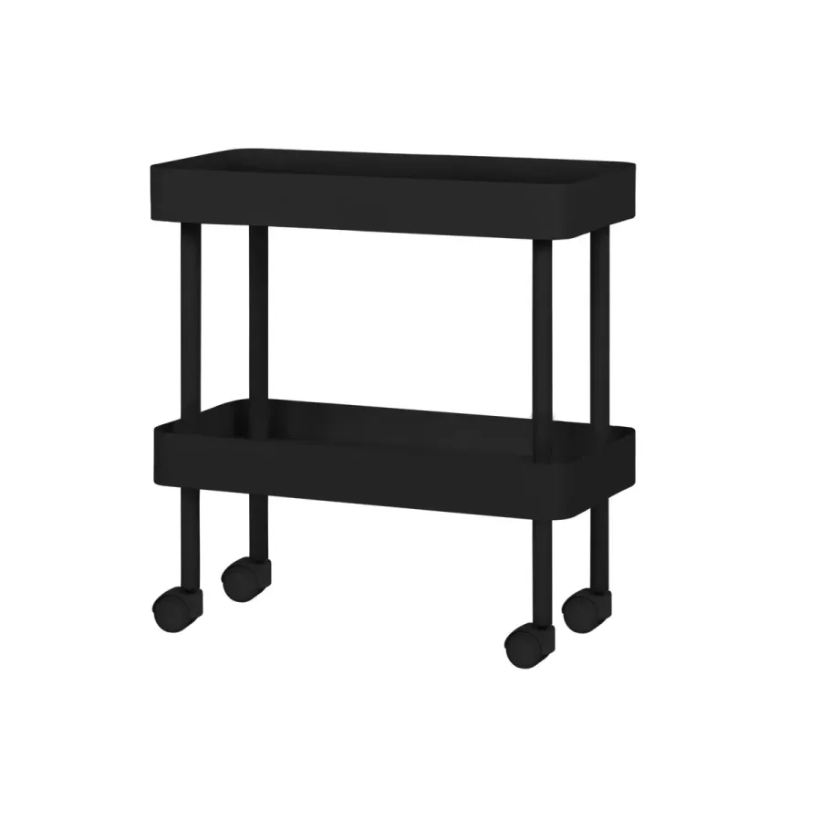 nolle konzolový stolík na kolieskach nooma čierna